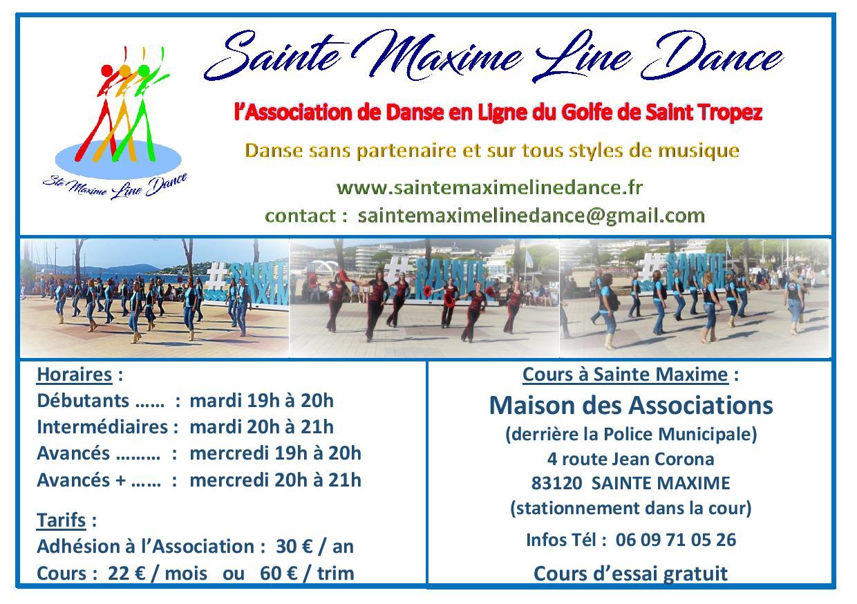 Flyer a5 sept 2021 sainte maxime line dance